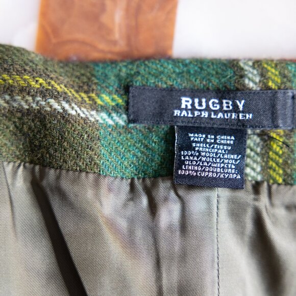 Rugby Ralph Lauren Tartan Wool Strapless Dress – Bias Cut – Size 8 - Picture 10 of 10